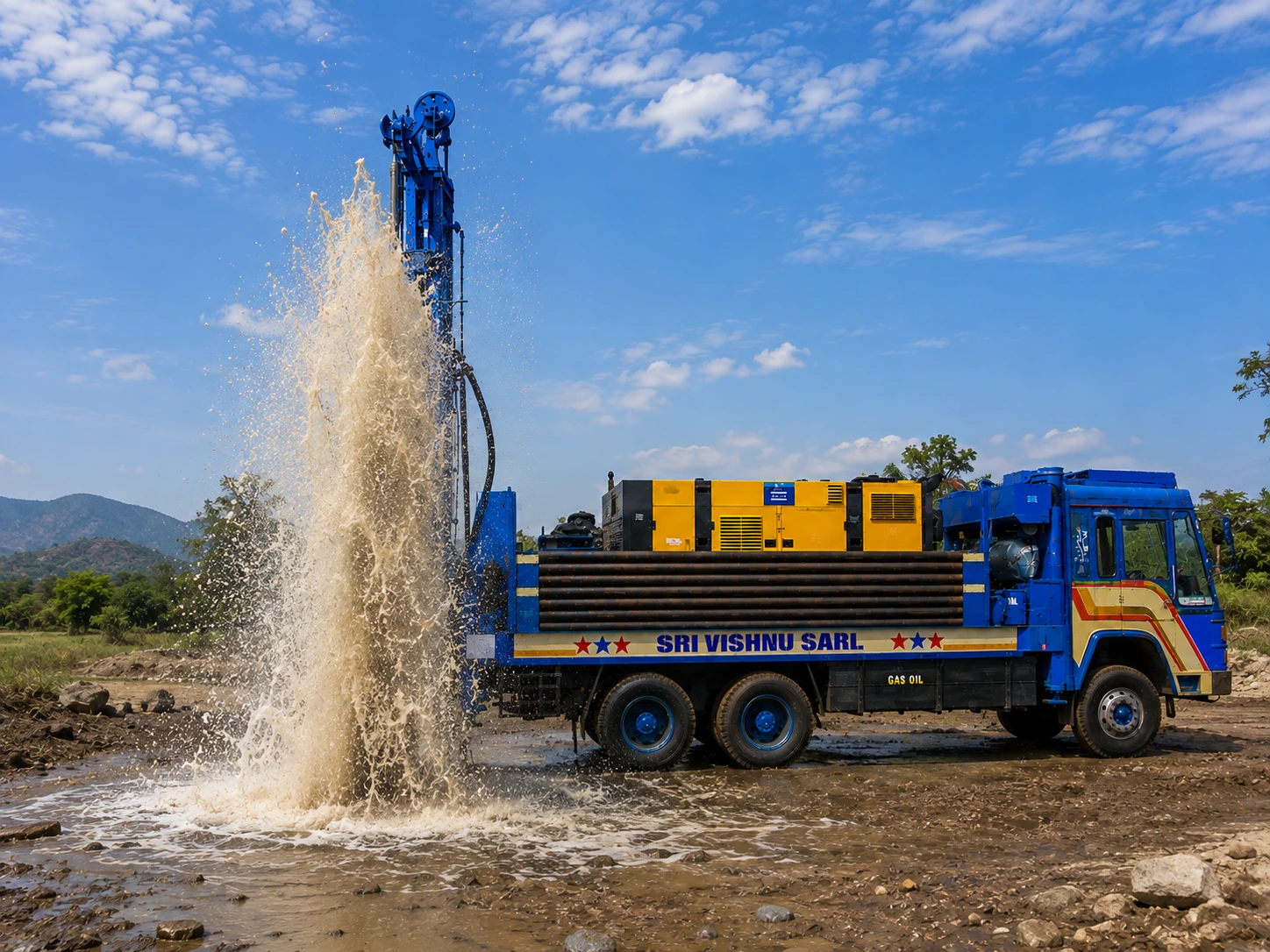 Borewell Flushing